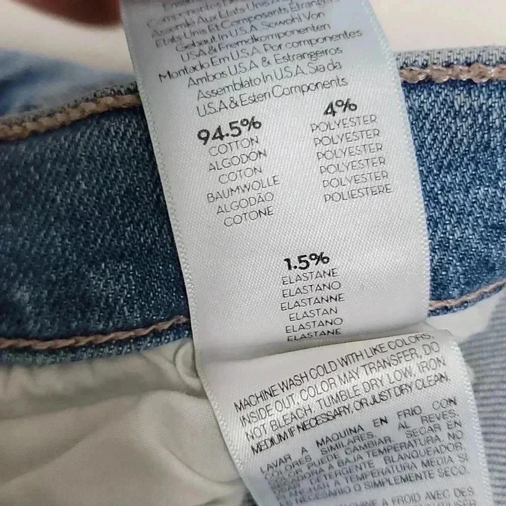 Mother Rascal Ankle Snippet Chew push the envelope Jeans 29